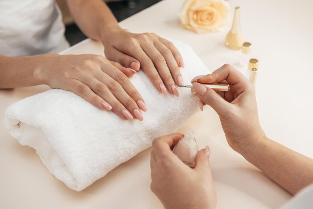 healthy beautiful manicure manicurist